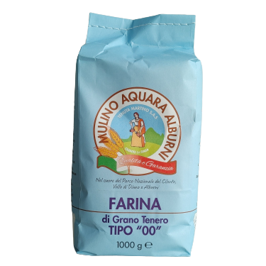 Mulino Aquara Alburni • Farina di grano tenero Tipo "00" 1 kg