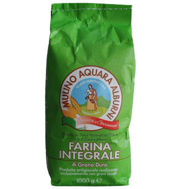 Mulino Aquara Alburni • Farina integrale di grano duro 1 kg