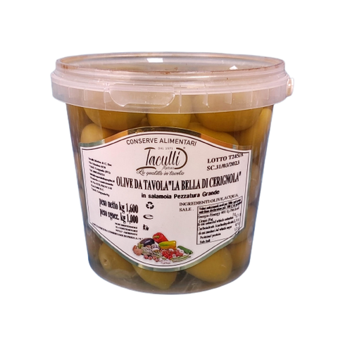 Conserve Alimentari Taculli • Olive da tavola "La bella di Cerignola"