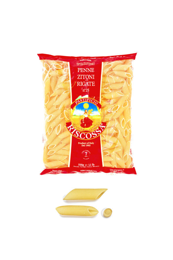 Riscossa Penne Zite Rigate N° 27, 1lb – Assenti's Pasta