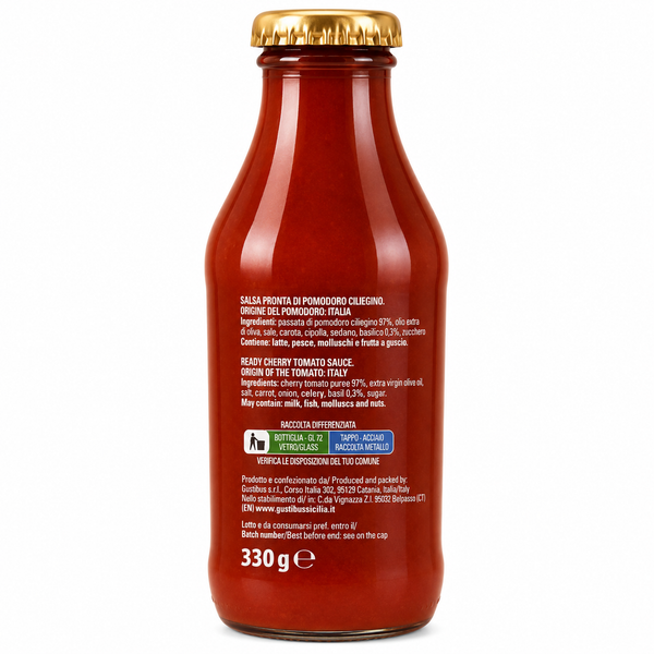 Gustibus, Salsa di Ciliegino 330 grammi