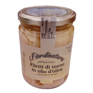 i Fiordinatura • Filetti di tonno in olio di oliva • 415 grammi